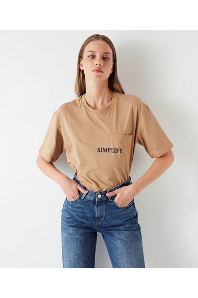 İpekyol T-Shirt - Slogan Printed