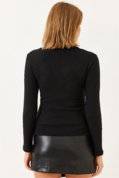 Bianco Lucci Women's U-Neck T-Shirt 0010 60251865