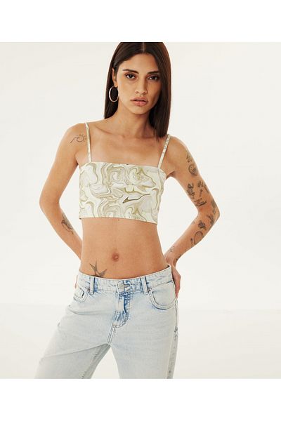 Twist Gemustertes Bustier