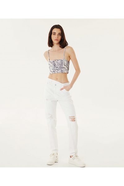Twist Gemustertes Bustier