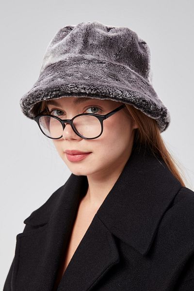 derikem Plush Bucket Women's Fisherman's Hat Soft and Furry Women's Hat