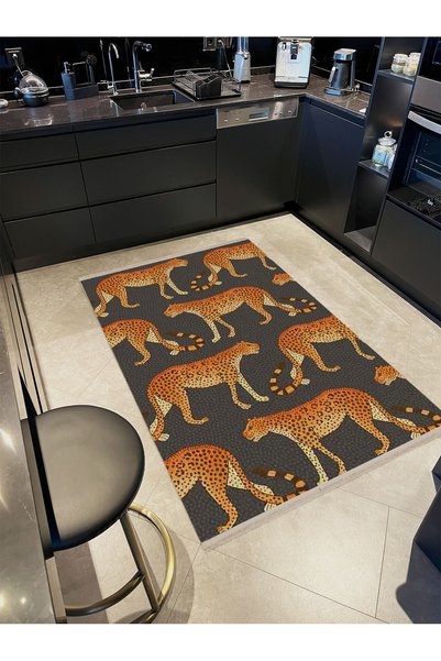 Rugs Modern Halı Covor decorativ modern din colecția „Güney”, cu model de fig...
