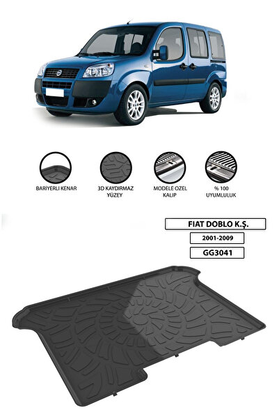 GÜNEŞLİ GARAJ Fiat Doblo 2001-2009 Bagaj Havuzu