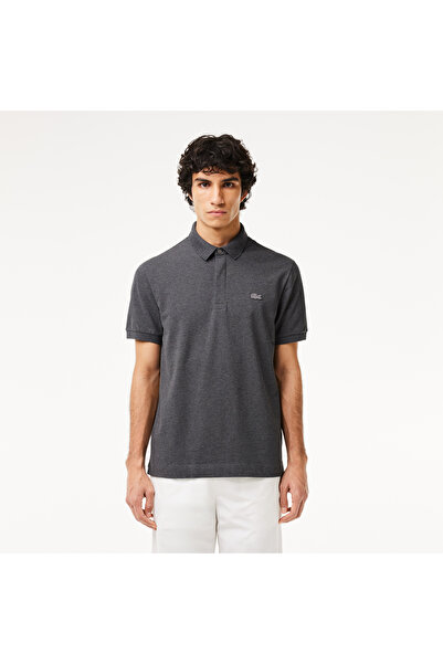 Lacoste Paris Erkek Regular Fit Gri Polo