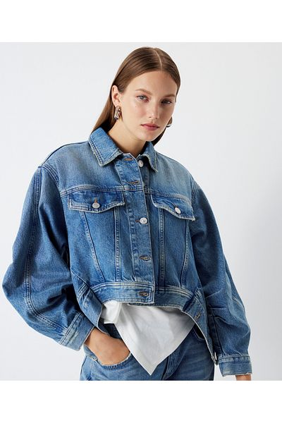İpekyol Asymmetrische Jeansjacke