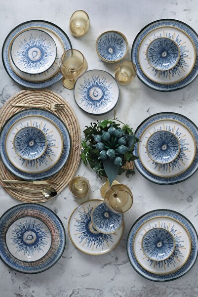 Keramika Hydra Yemek Takımı 24 Parça 6 Kişilik