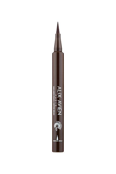 Alix Avien Brown Long Lasting Soft Tip Eye Liner - Waterproof Inkliner Eyeliner Coffee Bean