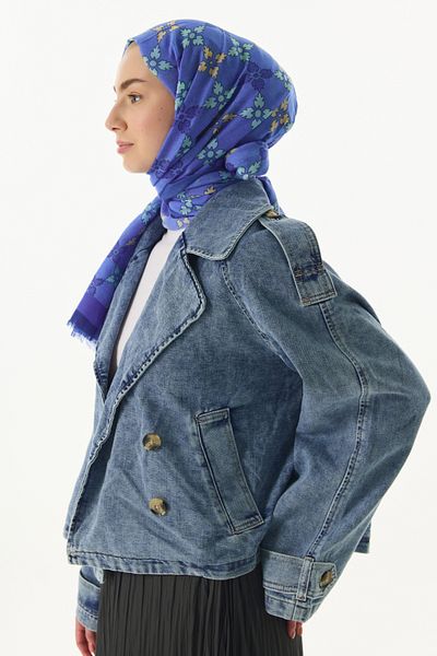 SOFT AKSESUAR Elegans Patterned Shawl
