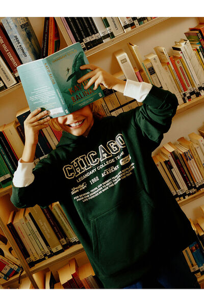 LC Waikiki Cel mai cool Swea al Școlii Verde tricou