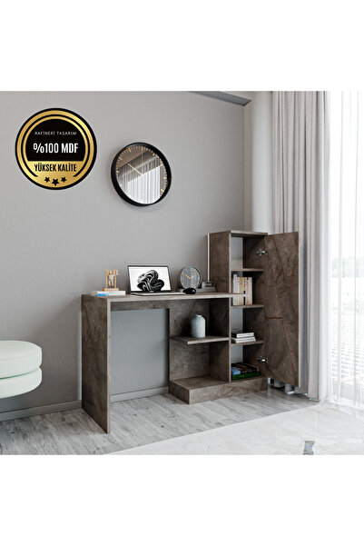 rafineritasarım MAYSA Çalışma Masası raflı kapaklı