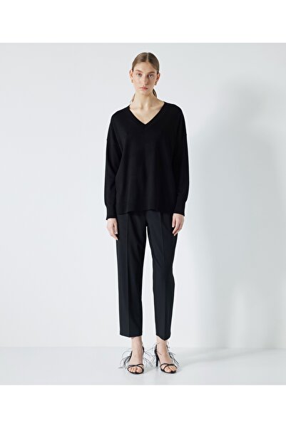 MISS IPEKYOL V yaka basic triko