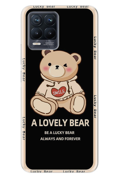 realme 8 - 8 Pro Kılıf Boutique Baskılı Resimli Lovely Bear Pcode -094
