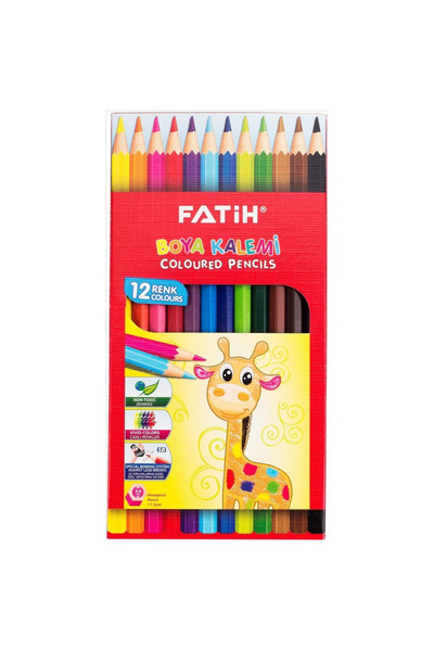 FATİH KALEM قلم طلاء كامل الحجم 12 لونًا من FATIH - موديل 33112، مجموعة مكونة...