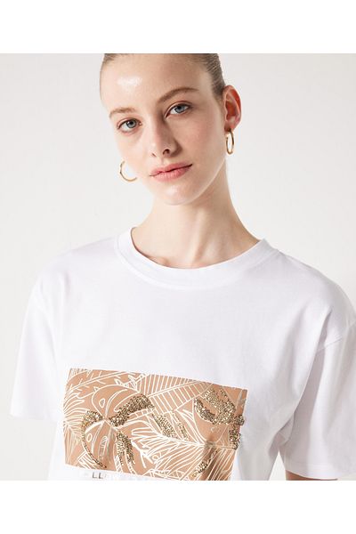 İpekyol T-Shirt mit Paillettendetails