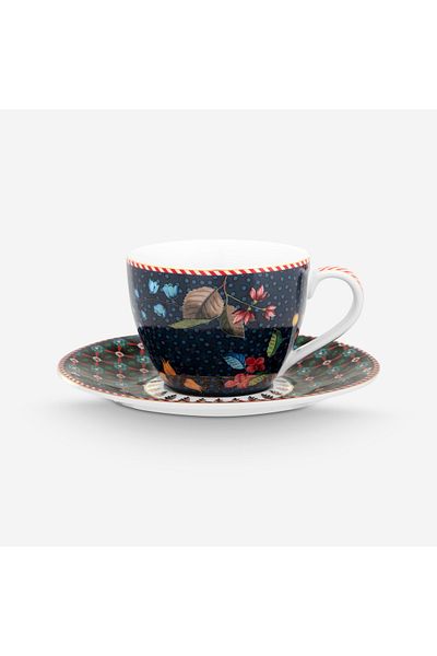 Pip Studio Berry Blues Blue Porcelain Coffee Cup 120 ml