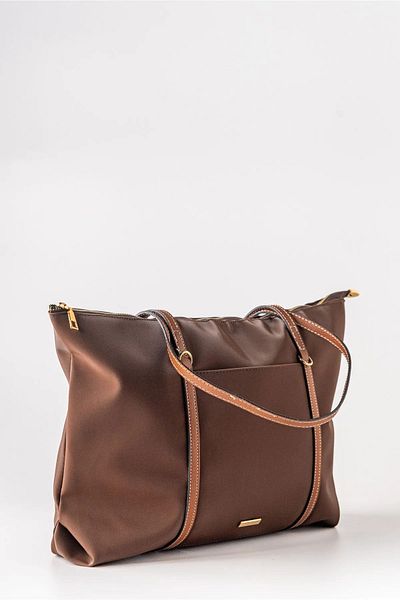 Mercan Women's Hand and Shoulder Bag with Large Zipper - Laptop Bag