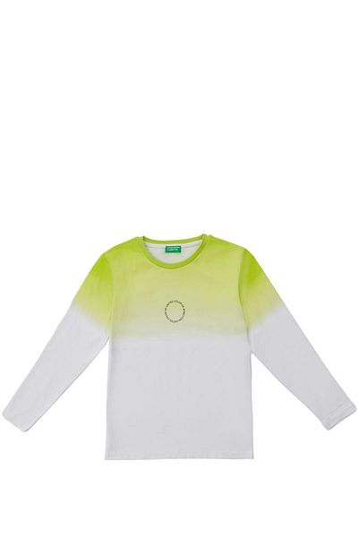 Benetton Light Green Boys' Sweatshirt