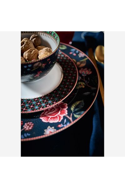 Pip Studio Berry Blues Green Porcelain Breakfast Plate 23 cm