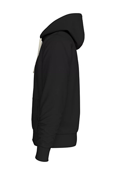 Tommy Hilfiger Erkek ESSENTIAL TERRY ZIP THROUGH Sweatshirt - Siyah