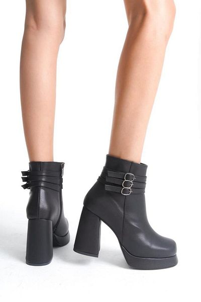 Papuçcity Sprs 02982 Women's 9.5 cm Platform Heeled Boots