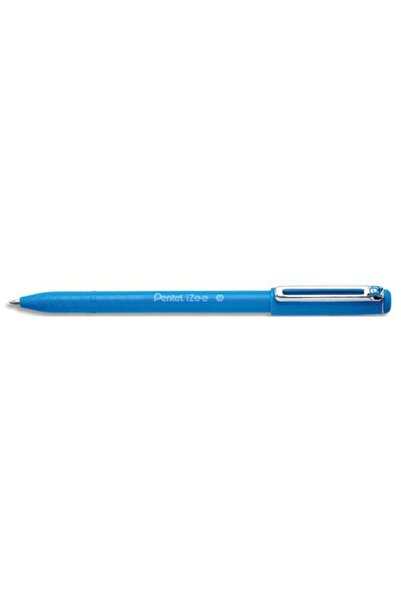 Pentel İzee Kapaklı A.mavi Tükenmez Kalem 1 Mm Metal Klips
