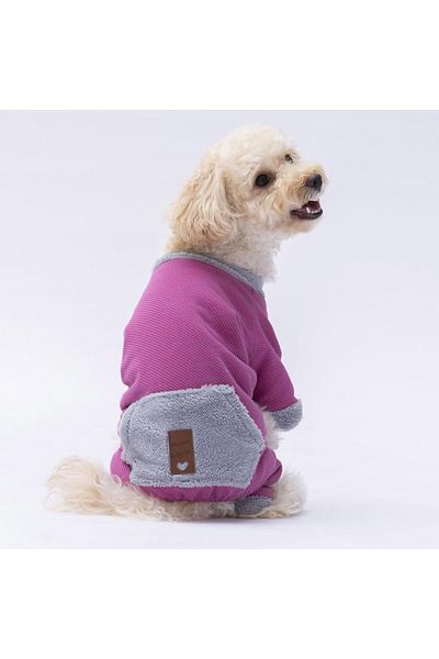 Pawstar Fuchsia Alabama Dog Jumpsuit Dog Outfit Cat Outfit