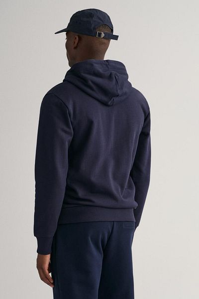 Gant Ανδρικό φούτερ με λογότυπο με φερμουάρ - Navy Blue