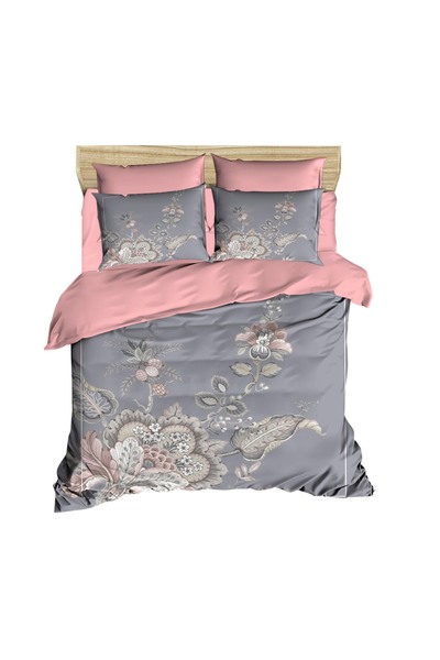 Fabeteks Flower Digital Double Duvet Cover Set