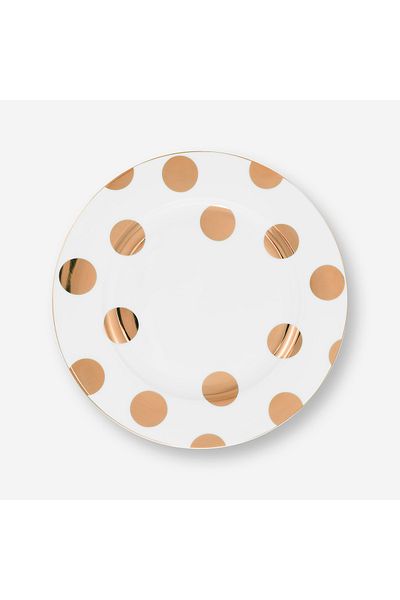 Pip Studio Dot Delight White Porcelain Breakfast Plate 23 cm