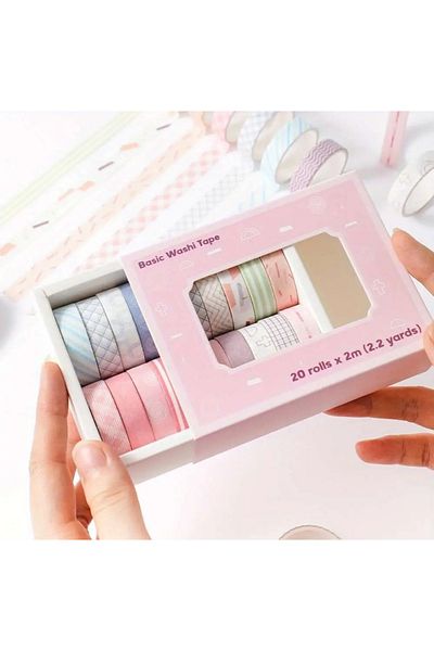 Sonic Set of 20 Decorative Tapes - Label Masking Tapes