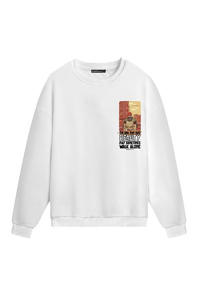 Mounte Bianca Unisex Alone - Κανονικό φούτερ