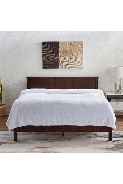 Home Box Lux Popcorn Twin Flannel Blanket - 150x220 cm