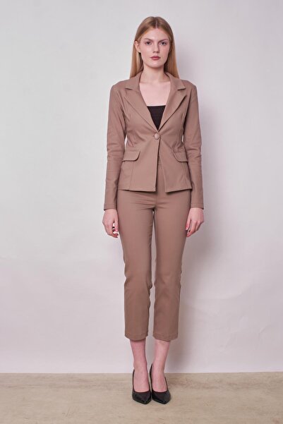 Jument Ψηλόμεσο παντελόνι με κάλυμμα μπροστινής τσέπης και σωληνωτό τελείωμα,...