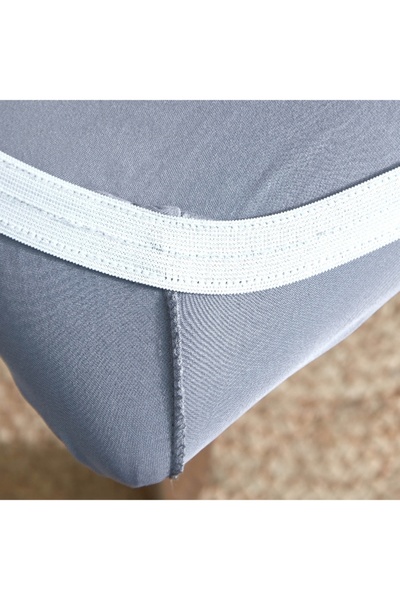 Home Box Squab Solid Chair Cover - Set of 2