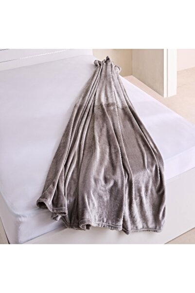 Home Box Nova Solid Flannel Queen Blanket - 200x220 cm