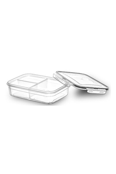 Hayveys 3 Compartment Food Storage Container Lock Lid Pulses Box