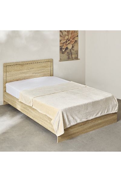 Home Box Nova Solid Flannel Twin Blanket - 140x200 cm