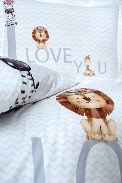 Kanz Ranforce Baby Duvet Cover Set - I Love You