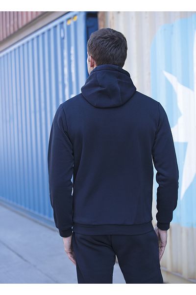 Masimar Men's 3 Thread Regular Fit Hooded Sweatshirt with Pockets