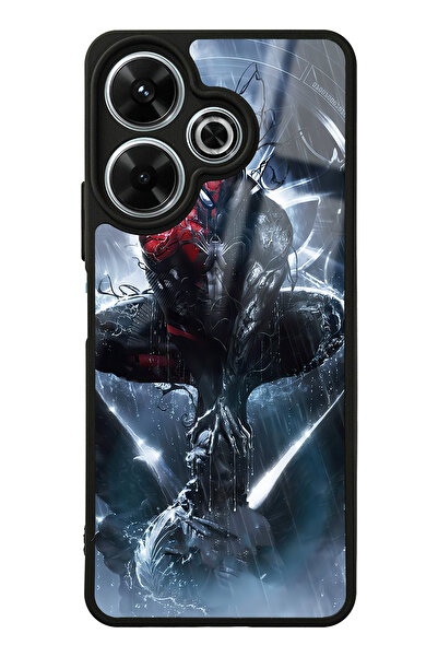 Spoyi Xiaomi Redmi 13 4G Spiderman Tasarımlı Glossy Telefon Kılıfı