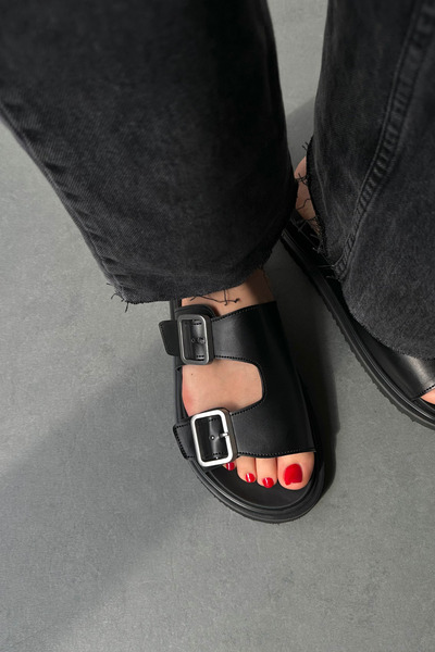 Mupa Shoes Black Women's Slippers