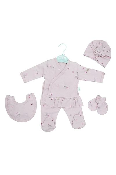 Sebi Bebe 5-Piece Rose Hospital Exit Set - 1112