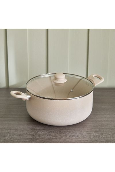Wilson Marble Coating Casserole with Lid - 28 cm