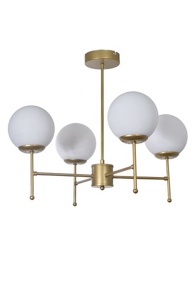 Modavize Axel Modern Design Living Room Dining Bedroom Kitchen Color Glass Pendant Lamp 4-Piece Chandelier