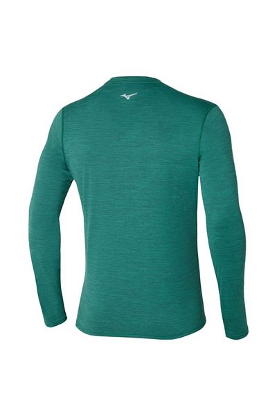 MIZUNO Ανδρικό μπλουζάκι με πράσινο μακρυμάνικο Impulse Core