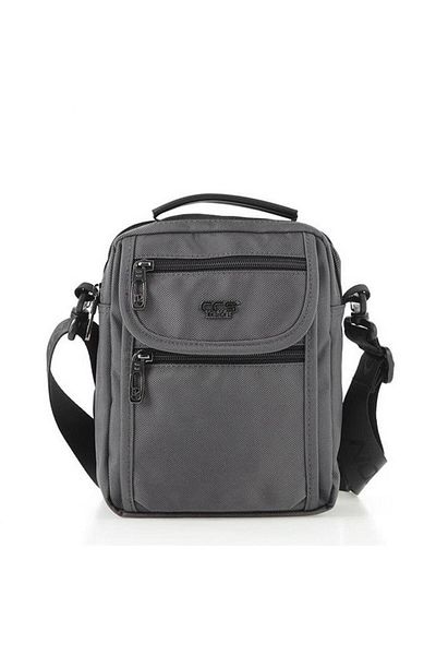 ÇÇS Τσάντα Messenger με γκρι λουράκι ώμου - Ççs 31362