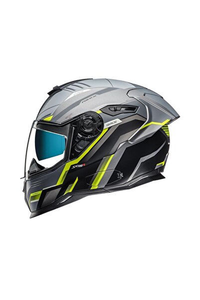 Nexx Sx.100r Grıdlıne Mat Gri-neon Sarı Kask