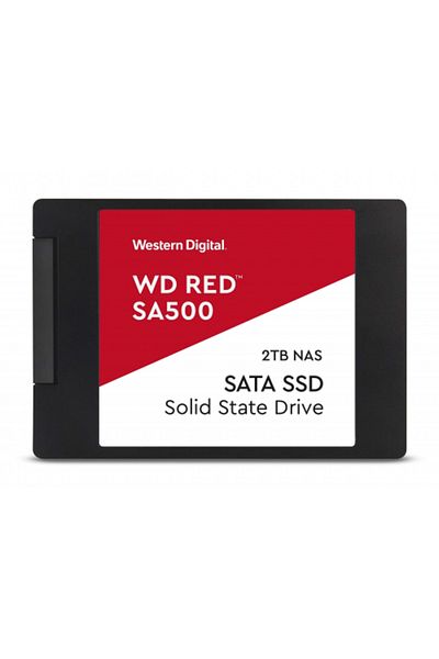 WD SSD Western Digital Red SA500, 2TB, SATA-III 6 Gbps, NAS de 2,5 inchi, 3D NAND