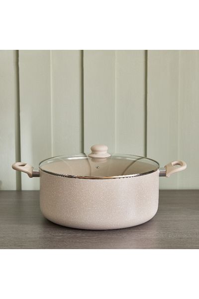 Wilson Marble Coating Casserole with Lid - 32 cm