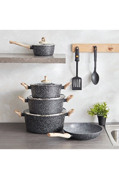 Home Box Nevada 11-Piece Forged Non-Stick Cookware Set